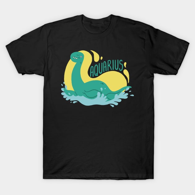 Dinosaur Aquarius T-Shirt by Eclecterie